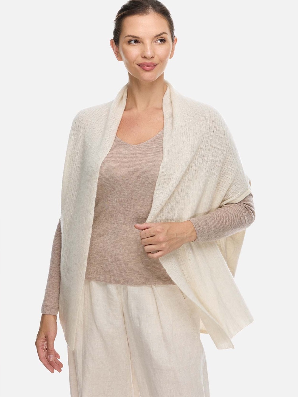 Ovcio 100% Cashmere vest cream